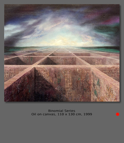 Michael Khne AC 1999 Binomial Series ooc, 110 x 130 cm